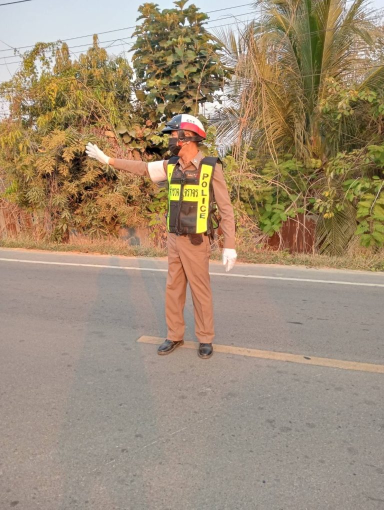 เจ้าหน้าที่ตํารวจจราจรได้อํานวยความสะดวก ประจำเดือนธันวาคม 2567